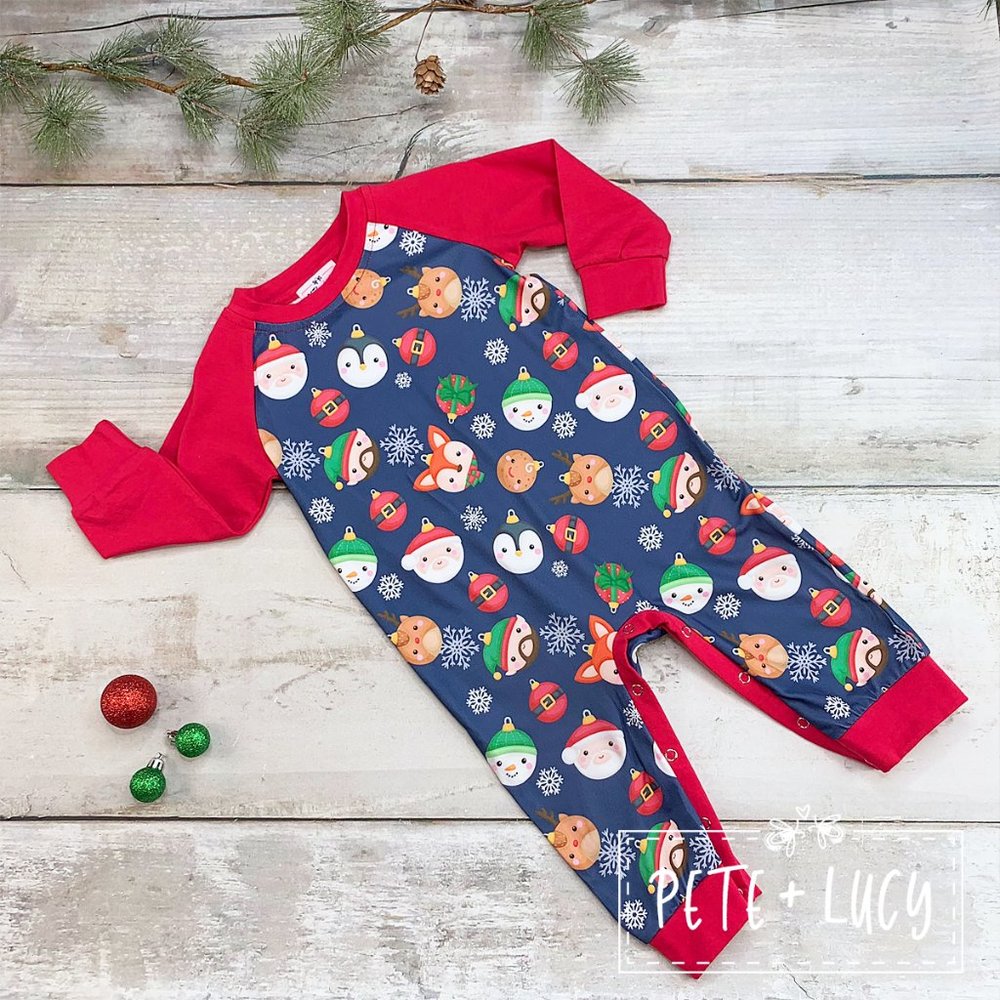 Trim the Tree Unisex Romper